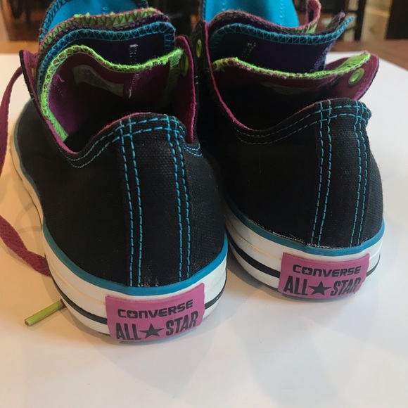Converse All Star sz 6 (Women’s 8) Multi Tongue - Picture 4 of 6